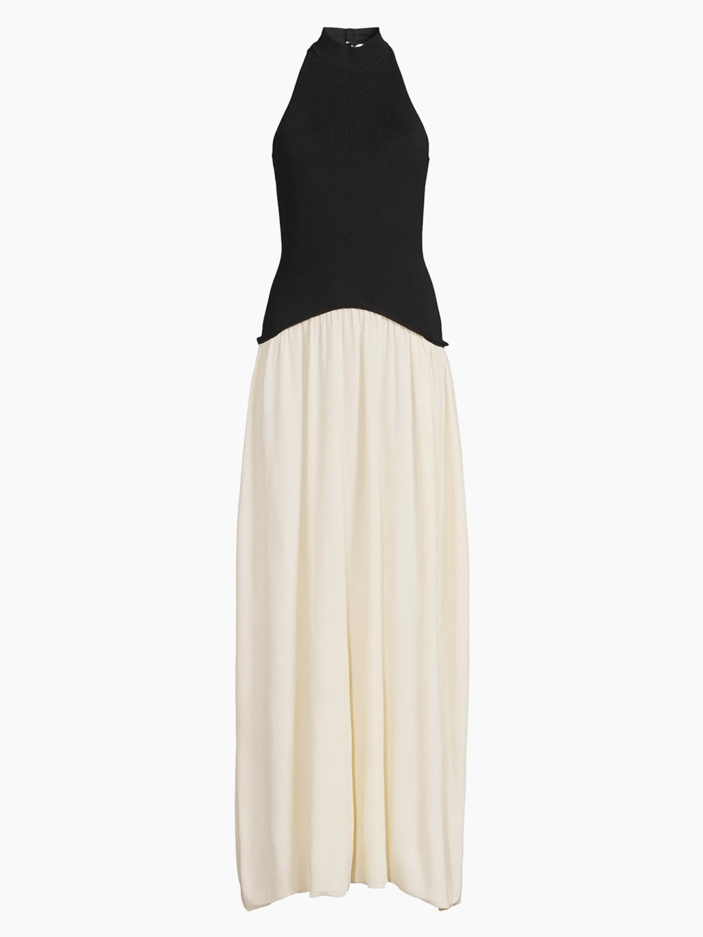 Solid & Striped Soglio Halter Ribbed Gown Sofia Richie